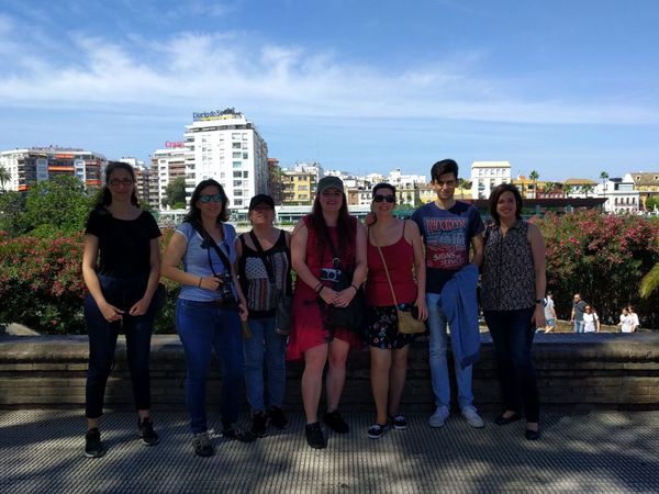 asistentes al photowalk del centrro de sevilla